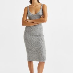Rib-Knit Dress Size XS - from H&M